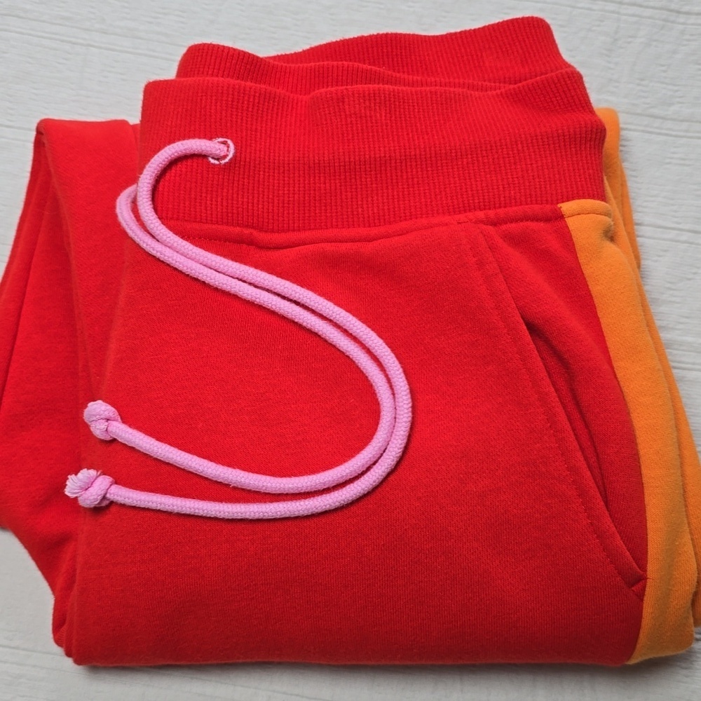 LEGO x Target Collection Joggers | Red & Orange Colorblock Sweatpants |Size XS - Picture 14 of 14